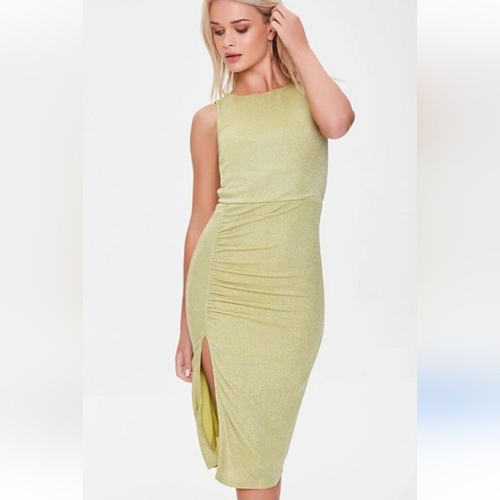 New forever 21 metallic party dress